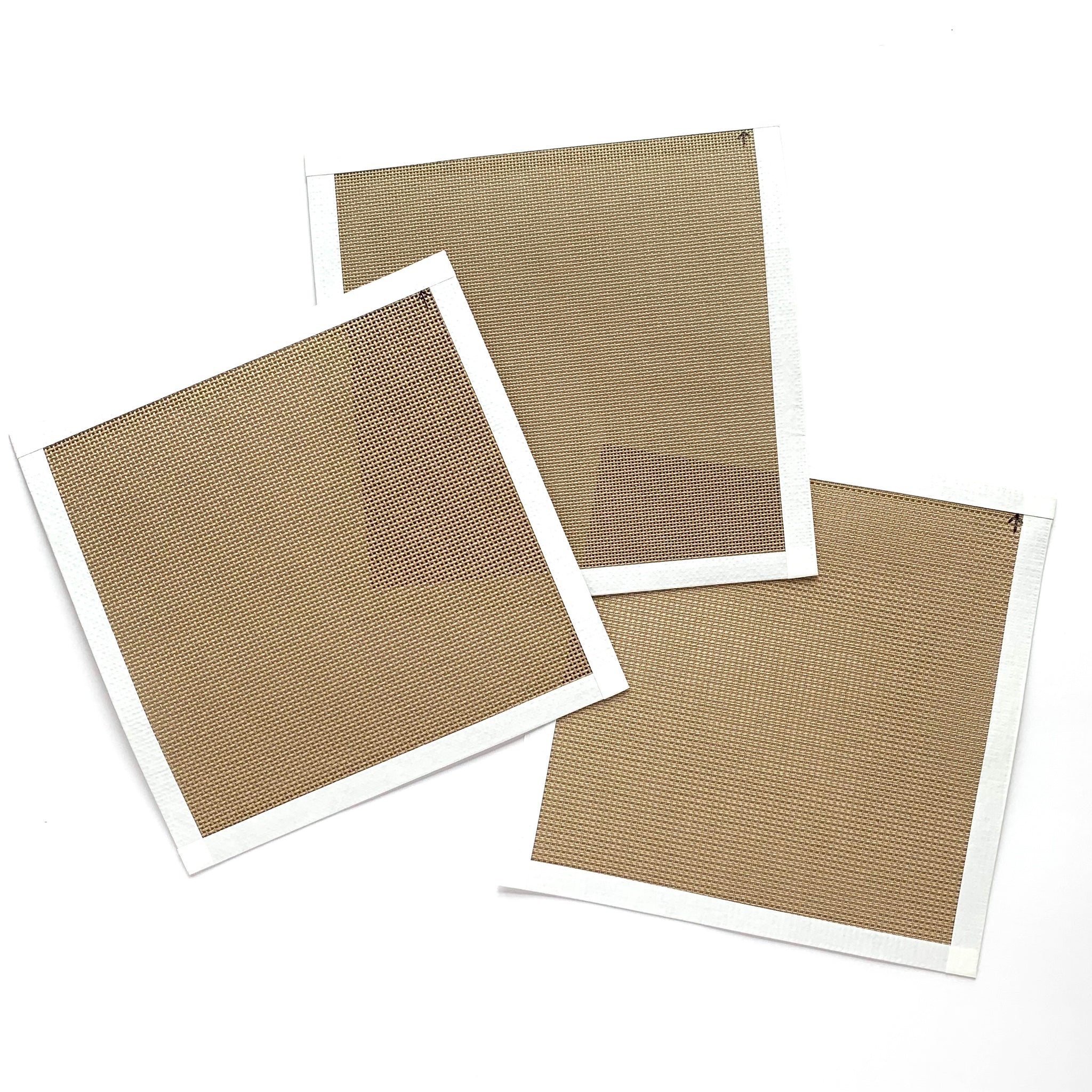 Blank Needlepoint Canvas - 8 Inch square of Zweigart Mono Deluxe (13 or 18) or Penelope in Brown
