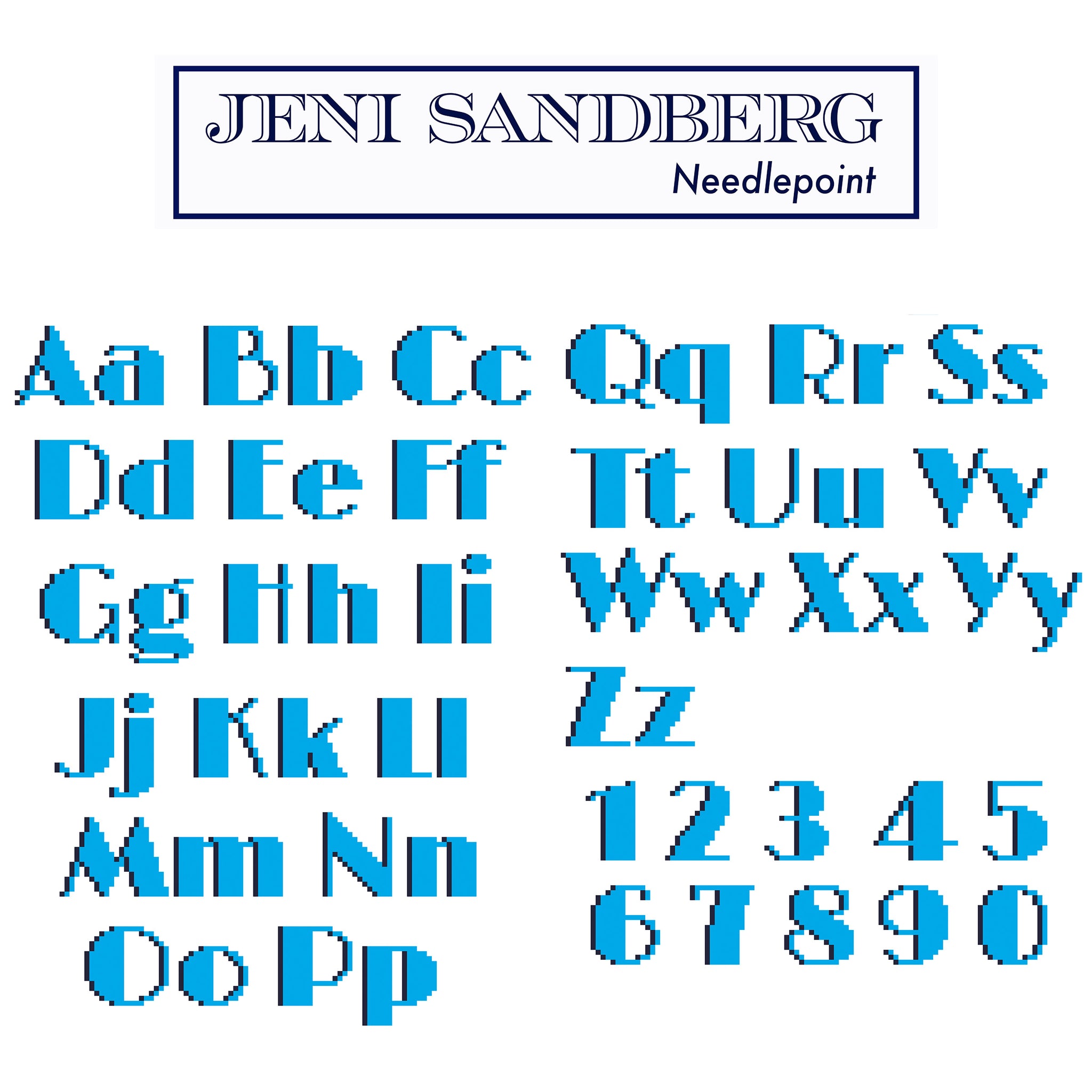 Pearl Clutch Needlepoint Canvas - Green – Jeni Sandberg Needlepoint