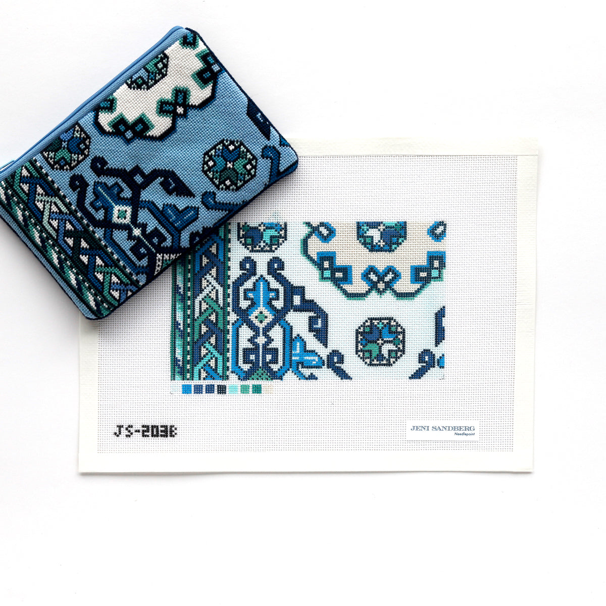 Holbein Zipper Bag or Purse Insert Needlepoint Canvas - Blue – Jeni  Sandberg Needlepoint